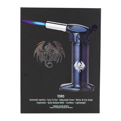 SPECIAL BLUE TORCH TORO REFILABLE BLACK 1CT