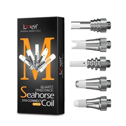 LOOKAH QUARTZ SEAHORSE COIL MIXED PACK 510