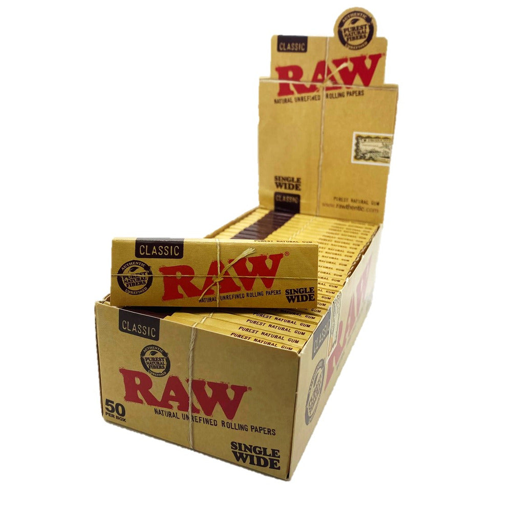 RAW CLASSIC REGULAR CUT CORNRS ROLNG PAPRS WIDE