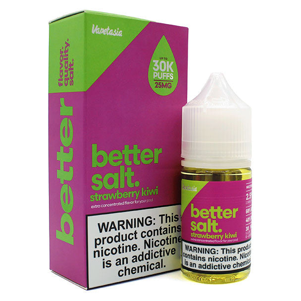 VAPETASIA BETTER SALT STRWBRY KIWI 30ML 25MG
