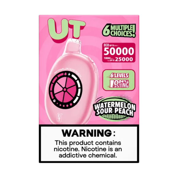 UT BAR WATERMELON SOUR PEACH 50K