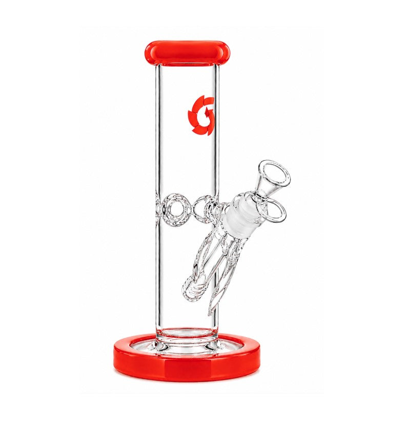 GLASS HOUSE STRAIGHT VERMILION 9MM 10"