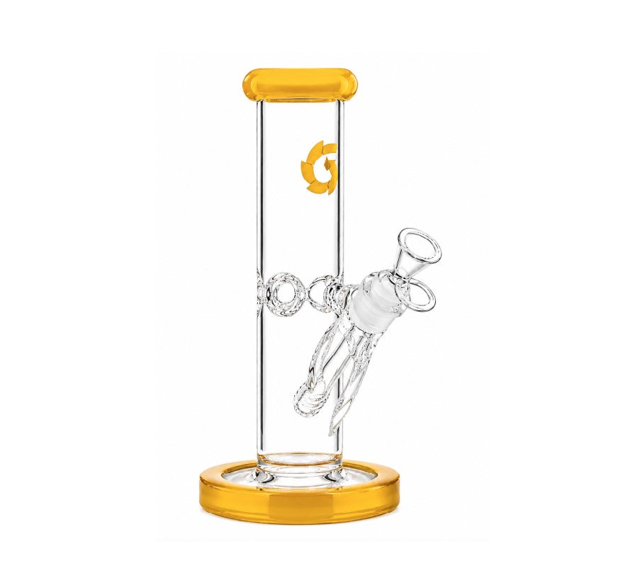 GLASS HOUSE STRAIGHT YELLOW HE-098Y 9MM 10"
