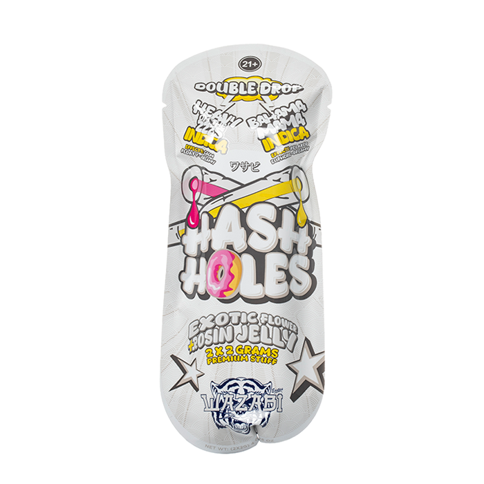 WAZABI DOUBLE DROP HASH HOLE HEAVY ZZZS BAHAMA MAMA FLWR IND 2G