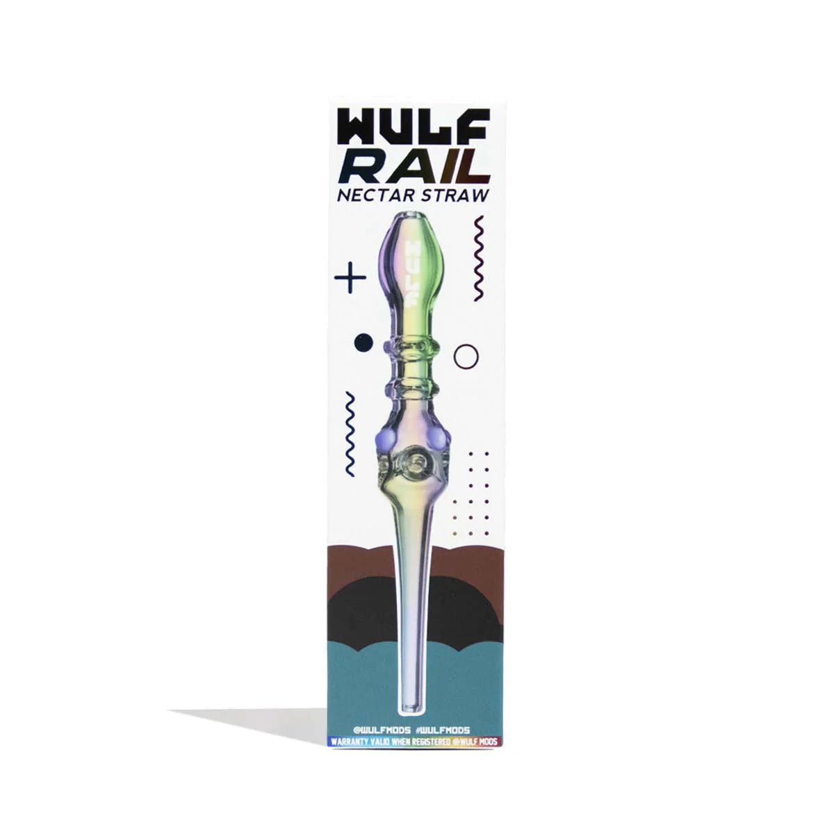 WULF RAIL NECTAR STRAW RAINBOW 15CT