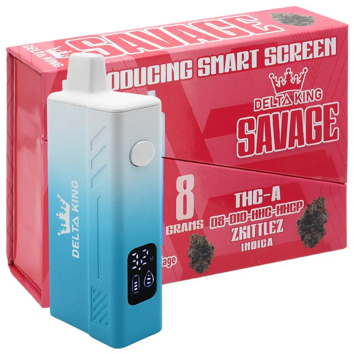 DELTA KING SAVAGE THCA ZKITTLEZ IND 8GM