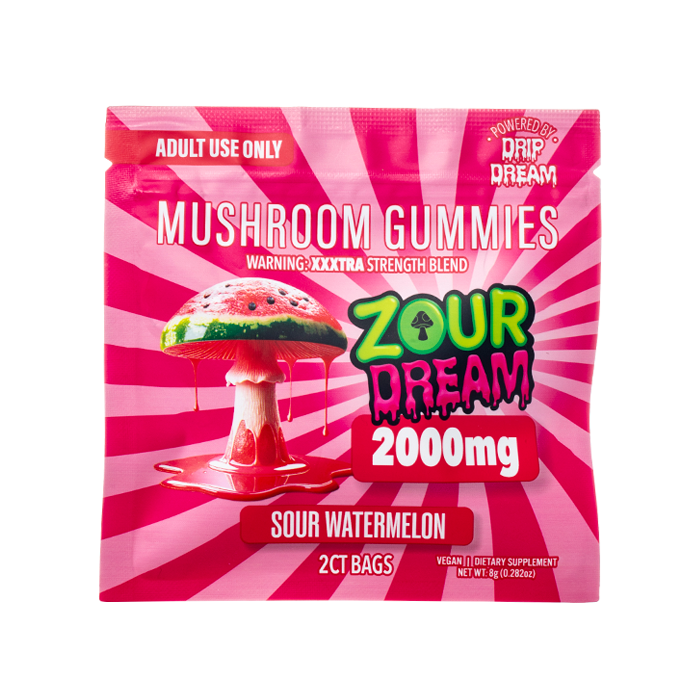 ZOUR DREAM MUSHRM GUMMY SOUR WATERMELON 60000MG