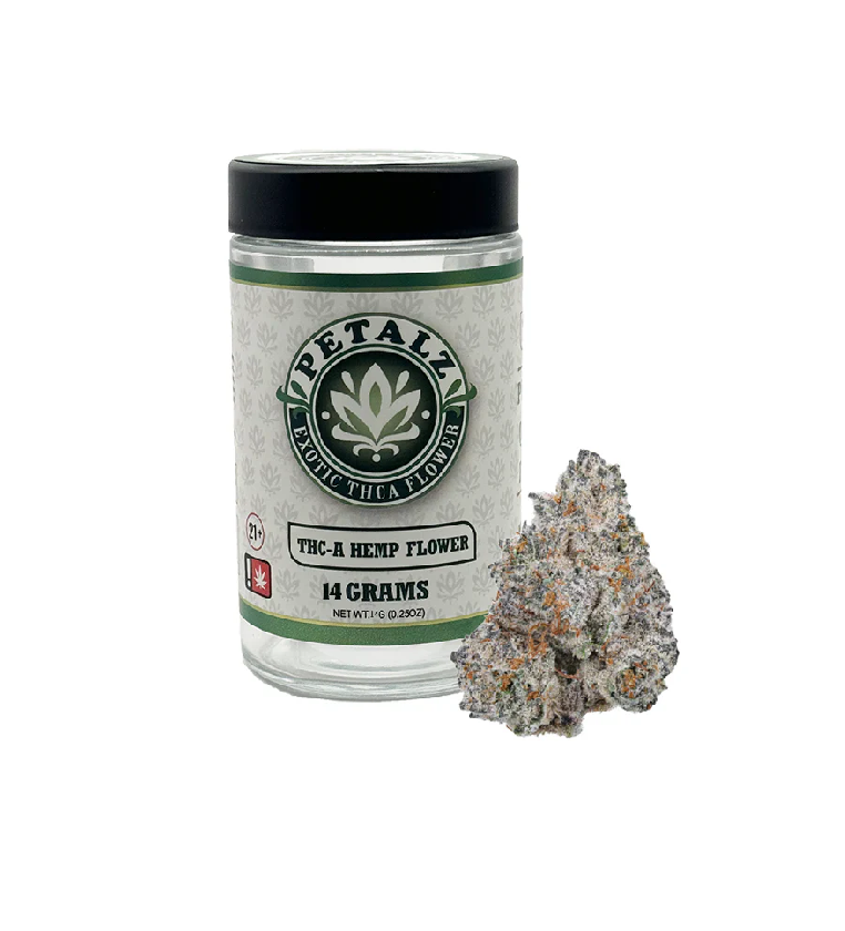 PETALZ THCA EXOTIC FLOWERS  SATIVA ASSTD 14GM