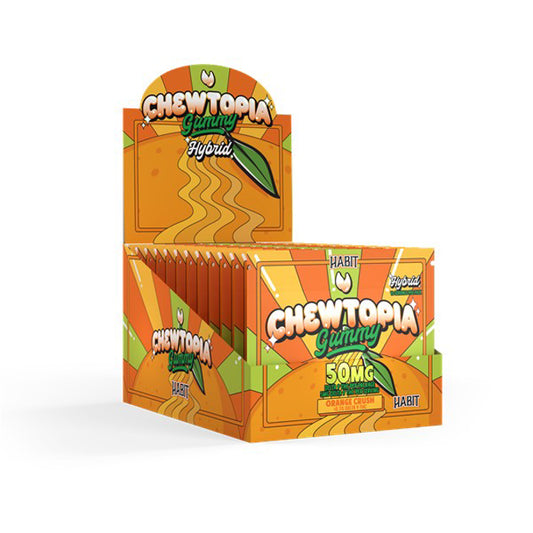 HABIT CHEWTOPIA GUMY ORANGE CRUSH 50MG