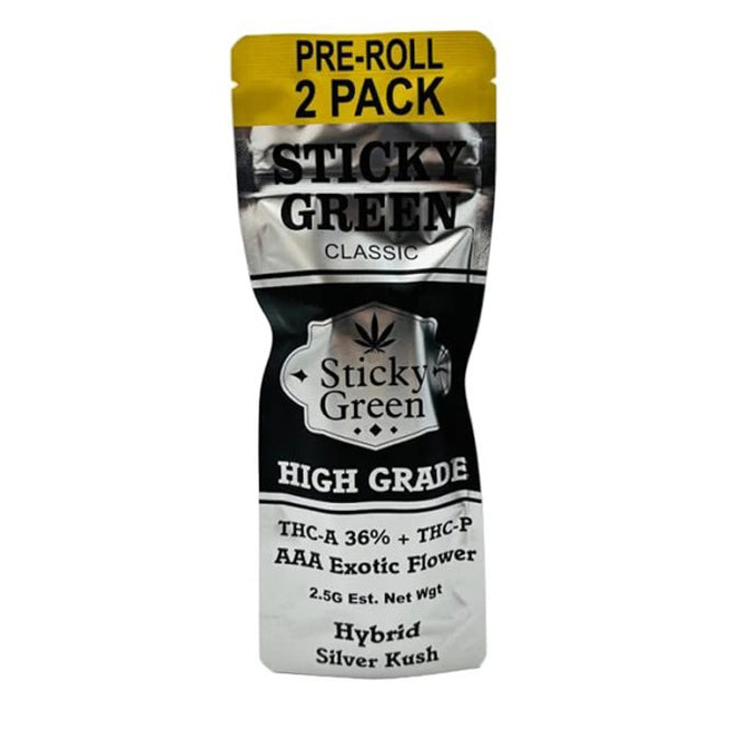 STICKY GREEN HIGH GRADE PROLL HYBRID SILVER KUSH