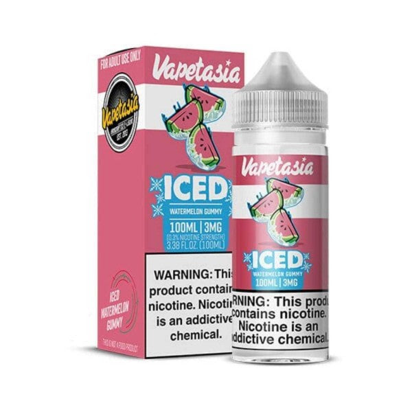 VAPETASIA  ICE WTRMELN GUMMY 100ML 3MG