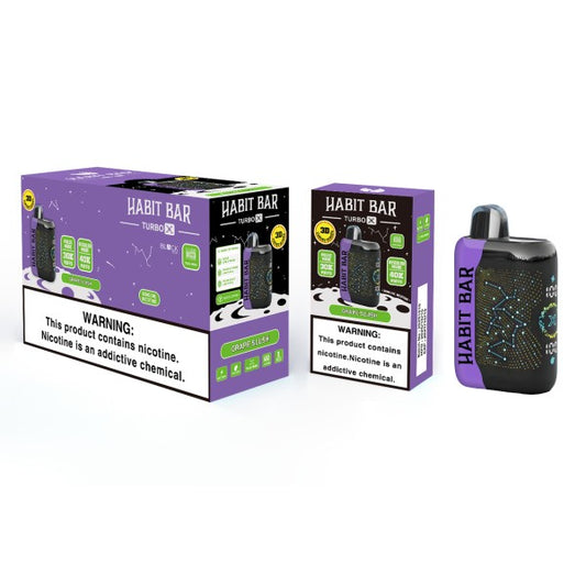 HABIT BAR TURBO X40K |GRAPE SLUSH 40K|202510070140|Pack of 5