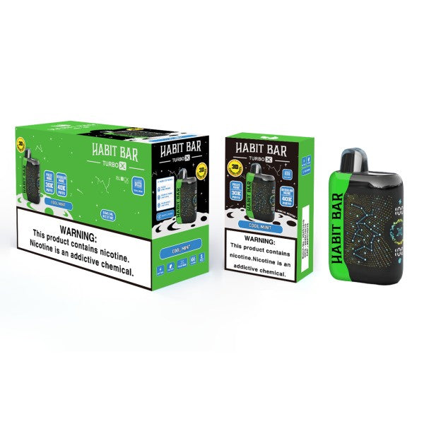 HABIT BAR TURBO X COOL MINT 40K