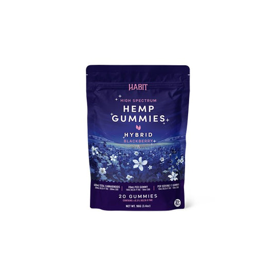 HABIT D9 HIGH SPECTRUM GUMY BLACKBERRY HYBRID 20MG