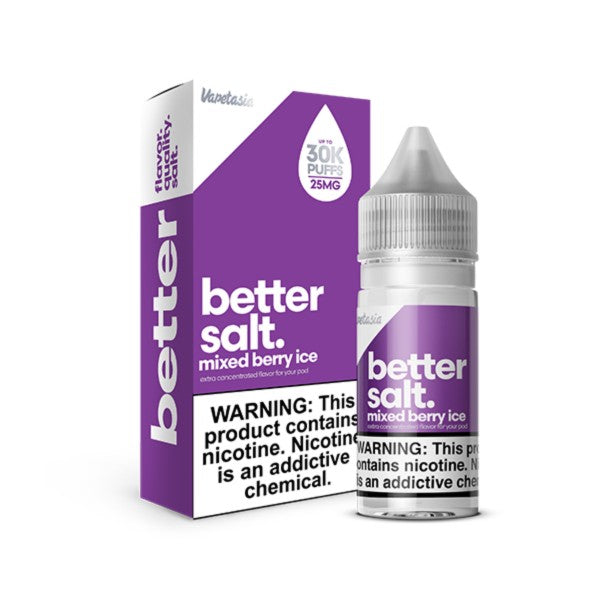 VAPETASIA BETTER SALT  MIXED BERRY ICE 30ML 50MG