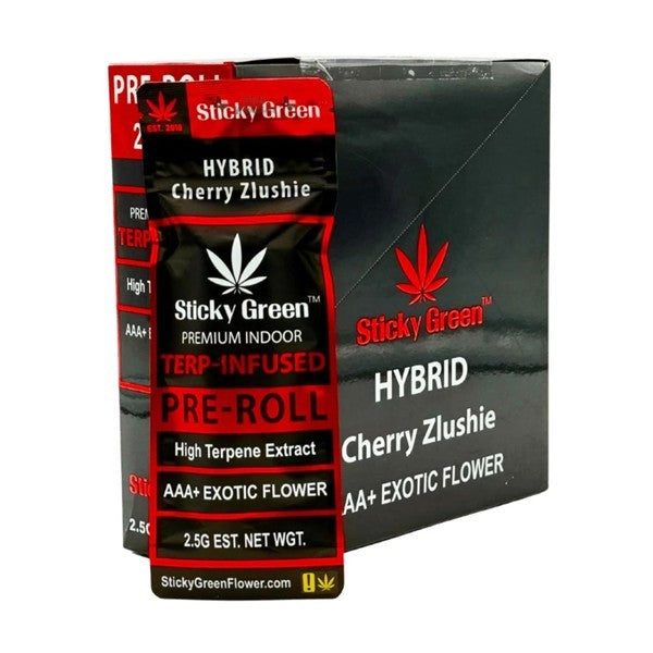 STICKY GREEN TERP INFUSED PROLL SAT FRUITY PEBBLES 2.5GM