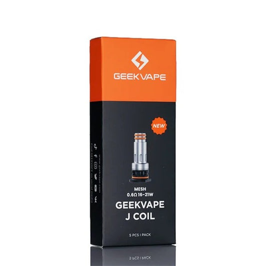 GEEKVAPE J SERIES REPLCEMNT COILS 0.6 OHMS 16-21W