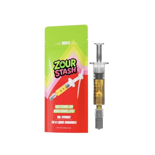 ZOUR STASH SYRINGE THCA WATERMELON MARSHMALLOW 1ML