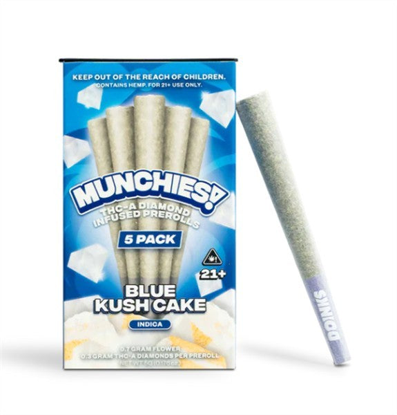 MUNCHIES THCA INFUSED PROLL BLUE KUSH CAKE INDICA