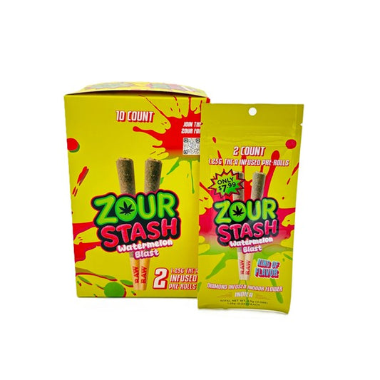 ZOUR STASH DMND PROLL WATERMELON BLAST 1.25GM
