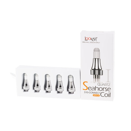 LOOKAH SEAHORSE TUBE 1 QUARTZ COIL 510 CONNECT 5CT