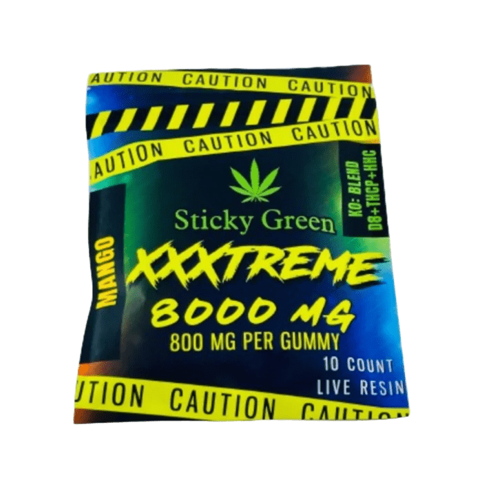 STICKY GREEN XTREME MANGO 8000MG