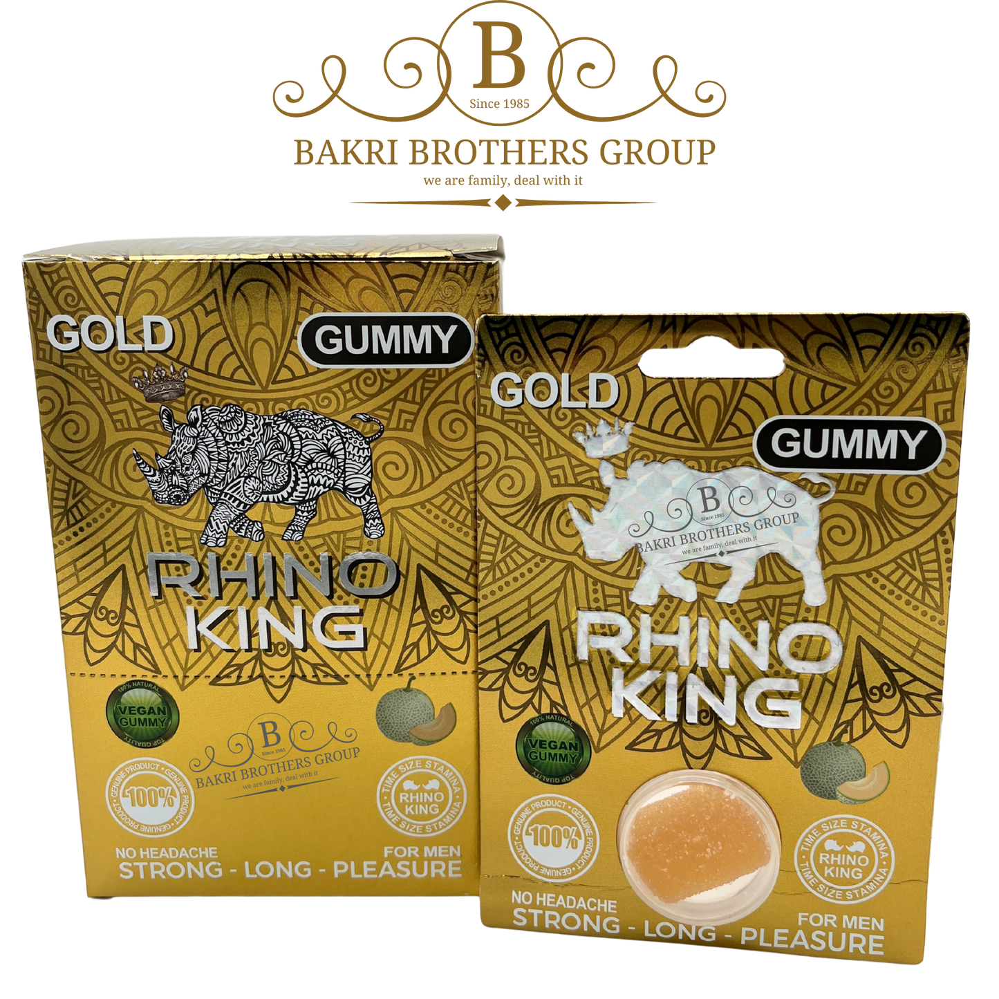 RHINO KING GOLD GUMMY 24CT