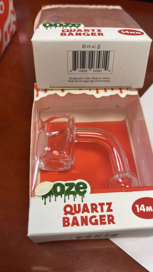 OOZE QUARTZ BANGER FOR CONCENTRATES 14MM