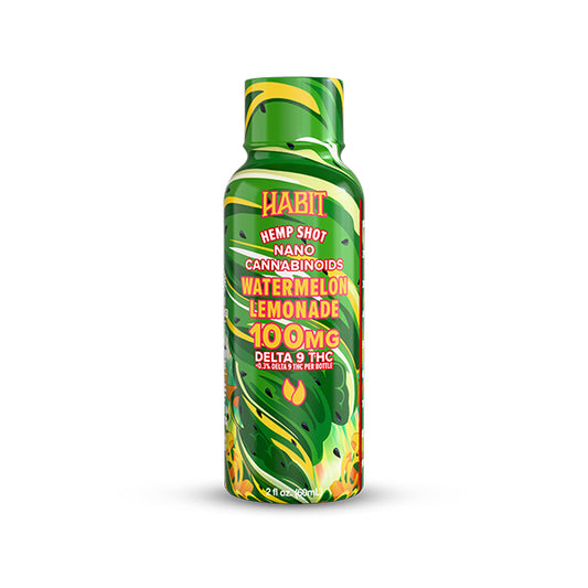 HABIT HEMP SHOT D9 THCA WATERMELON LEMANDE 100MG