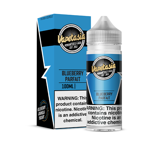 VAPETASIA  BLUEBERRY PARFAIT 100ML 6MG