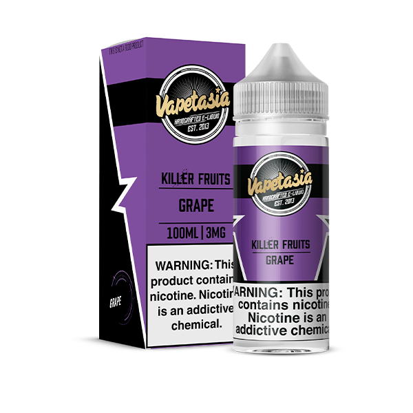 VAPETASIA  KILLER FRUIT GRAP 100ML 3MG