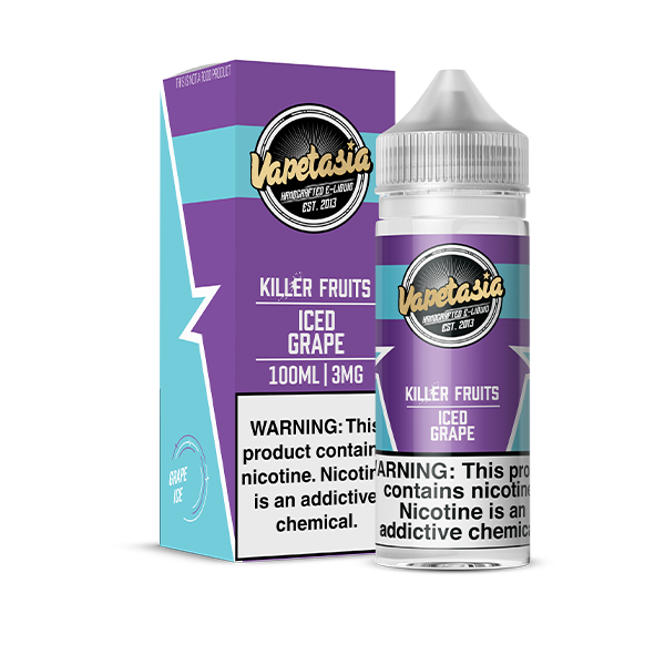 VAPETASIA  ICE GRAP 100ML 3MG