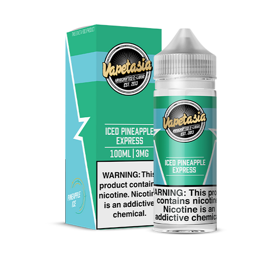 VAPETASIA  ICE PINAPLE EXPRESS 100ML 0MG