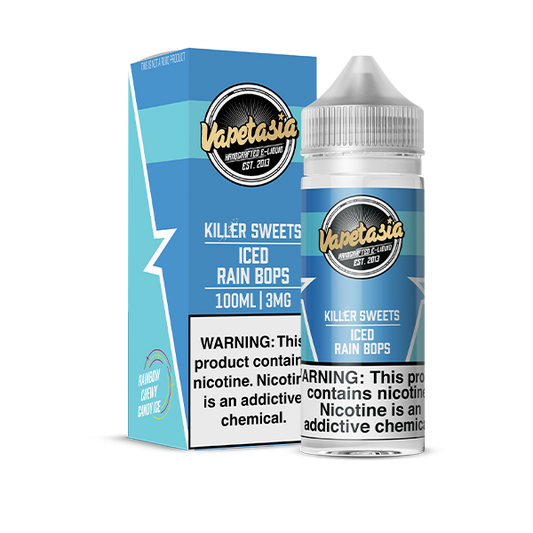 VAPETASIA  ICE RAIN BOPS 100ML 3MG