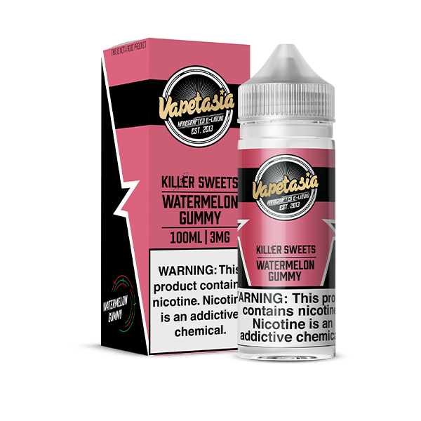 VAPETASIA  KILLER SWEETS WTRMELN GUMMY 100ML 0MG