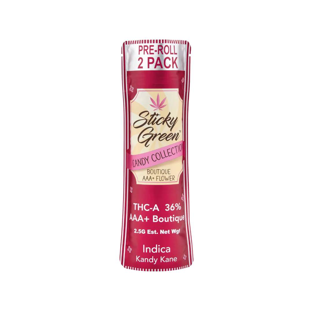 STICKY GREEN CANDY COLLECTION PROLL KANDY KANE INDICA 2.5GM