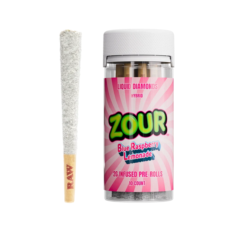 ZOUR STASH LQD DIAMONDS PROLL BLUE RASPBERRY LEMNDE 2G