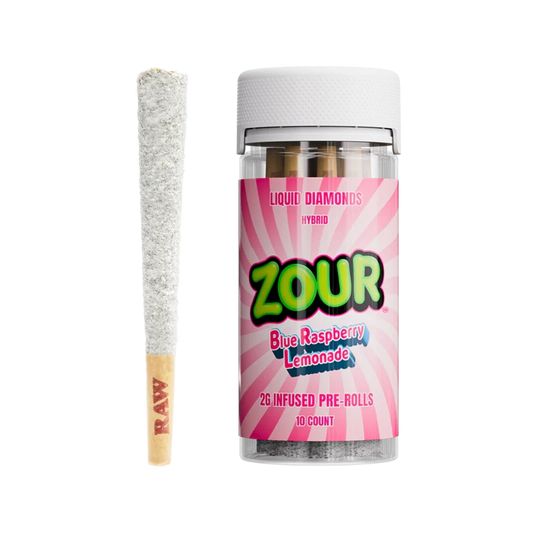 ZOUR STASH LQD DIAMONDS PROLL BLUE RASPBERRY LEMNDE 2G