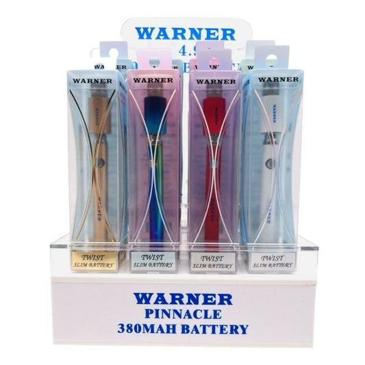 WARNER TWIST PINNACLE SLIM BATTERY ROUND 380MAH