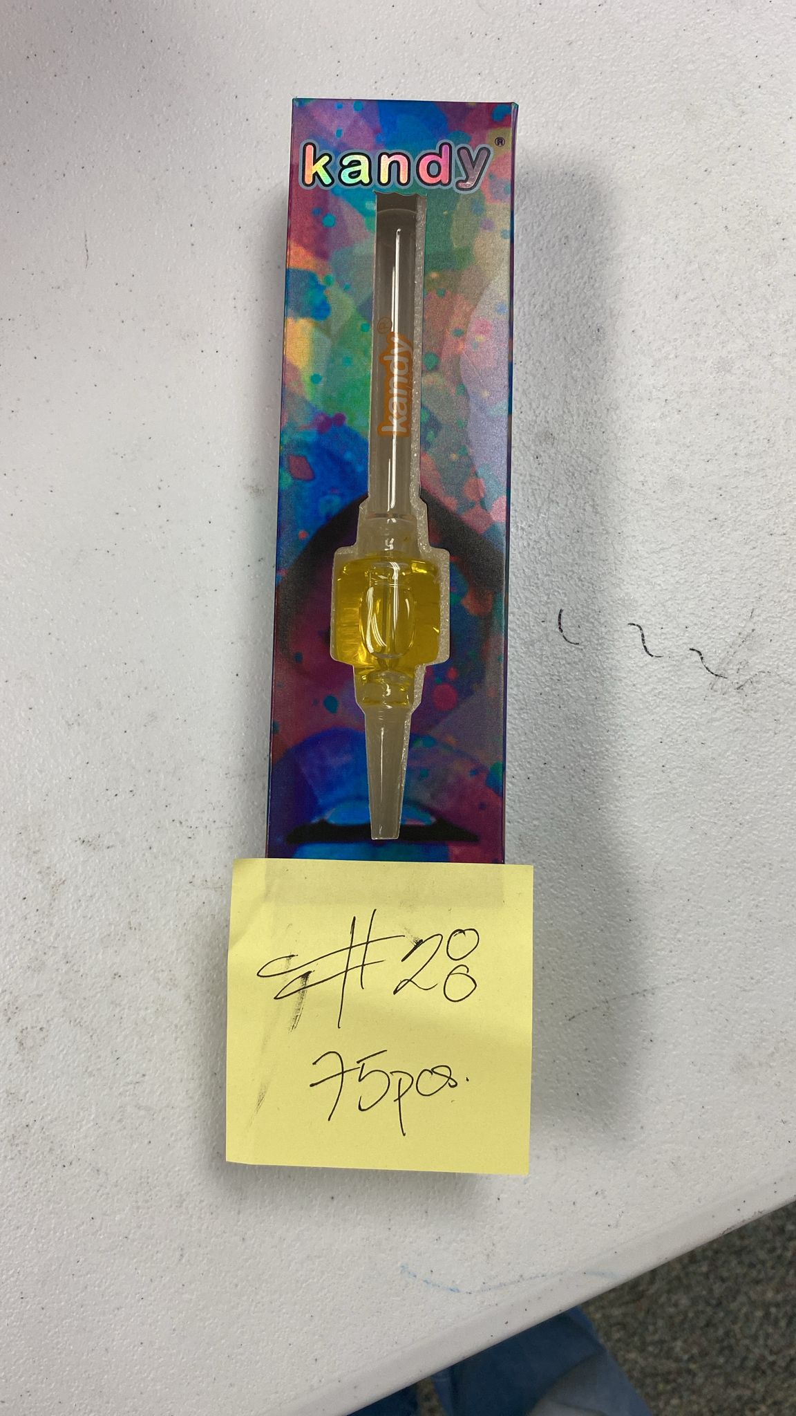 KANDY GLASS DAB STRAW 1CT