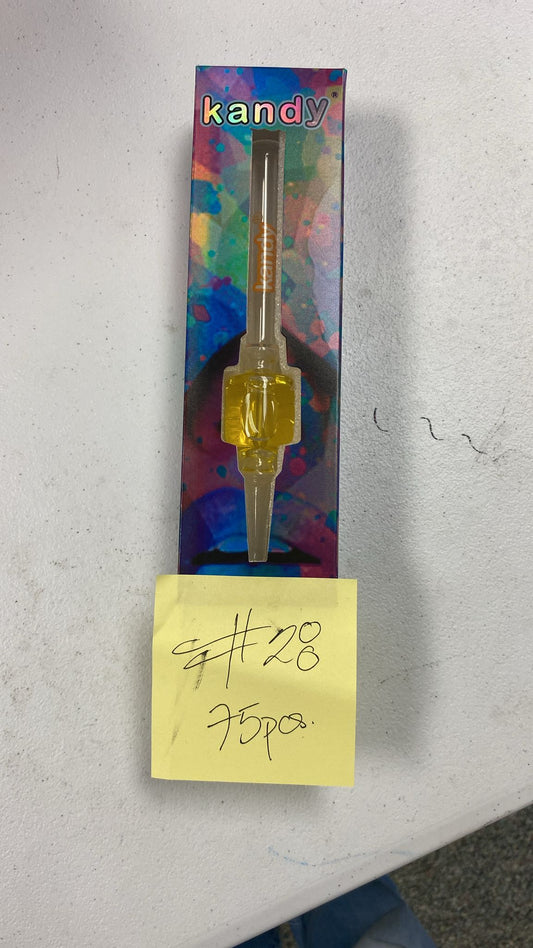 KANDY GLASS DAB STRAW 1CT