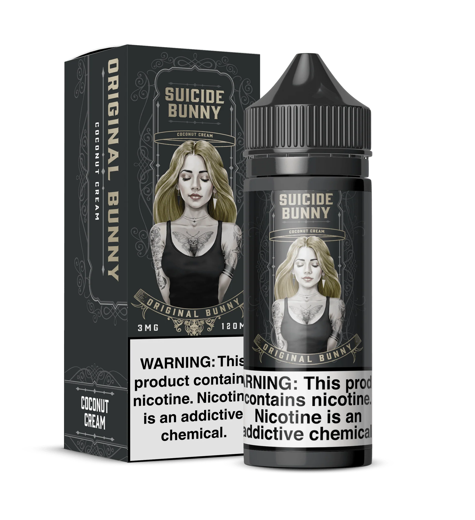 SUICIDE BUNNY OB  COCNUT CREM 120ML 0MG