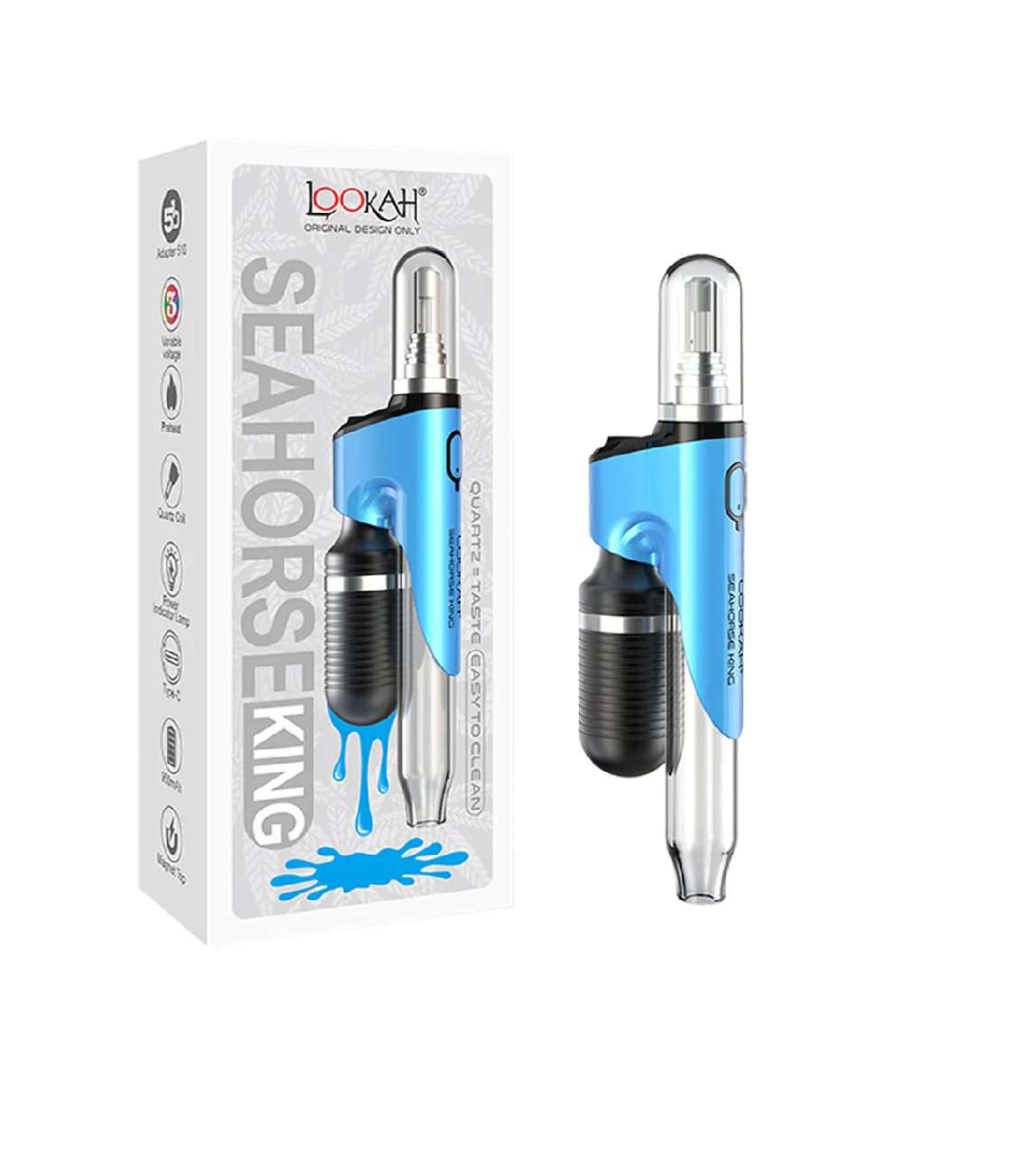 LOOKAH SEAHORSE KING DAB PEN BLUE 950MAH