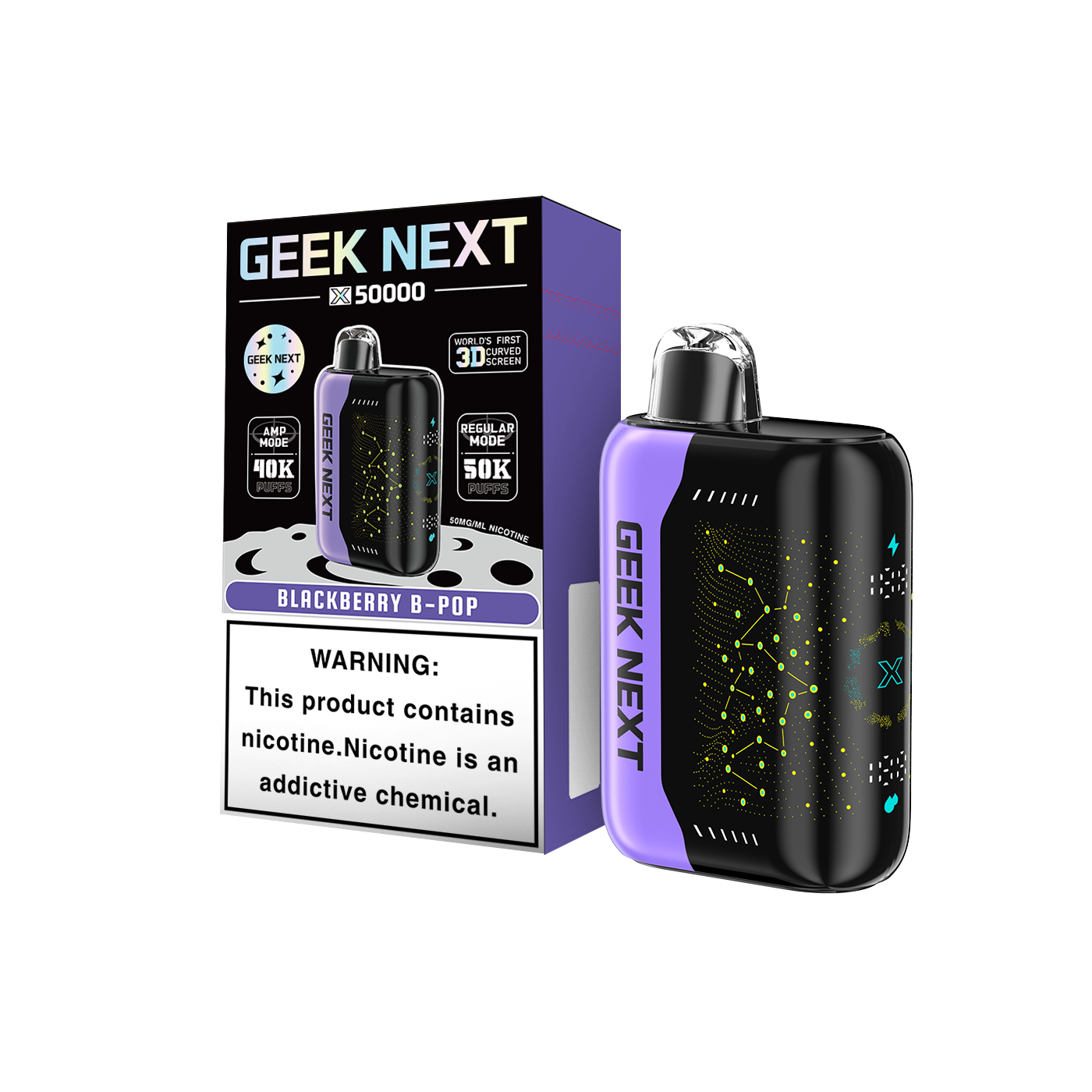 GEEK NEXT X50000 50K|BLACKBERRY B-POP 50K|6917673165629| Pack of 5