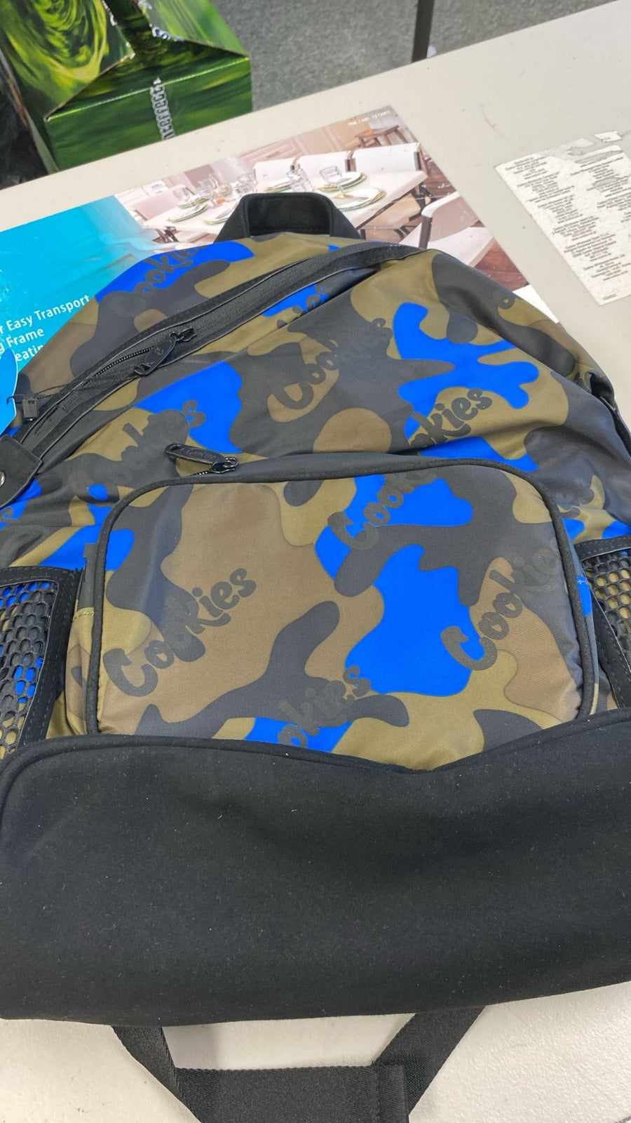 COOKIES BACKPACK NAVY CAMO 1CT