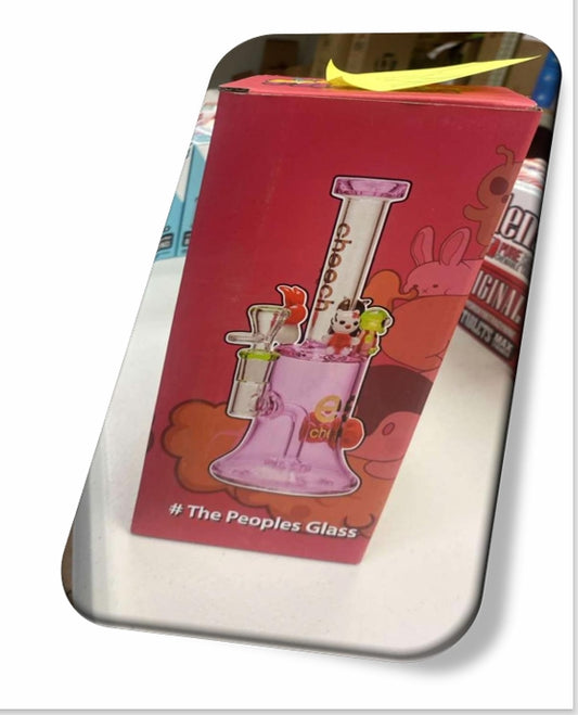 CHEECH GLASS WATERPIPE PICNIC PALS CHE377 9"
