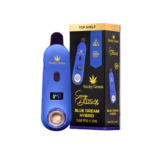 STICKY GREEN DAB PEN BLUE DREAM HYBRID 0.5ML