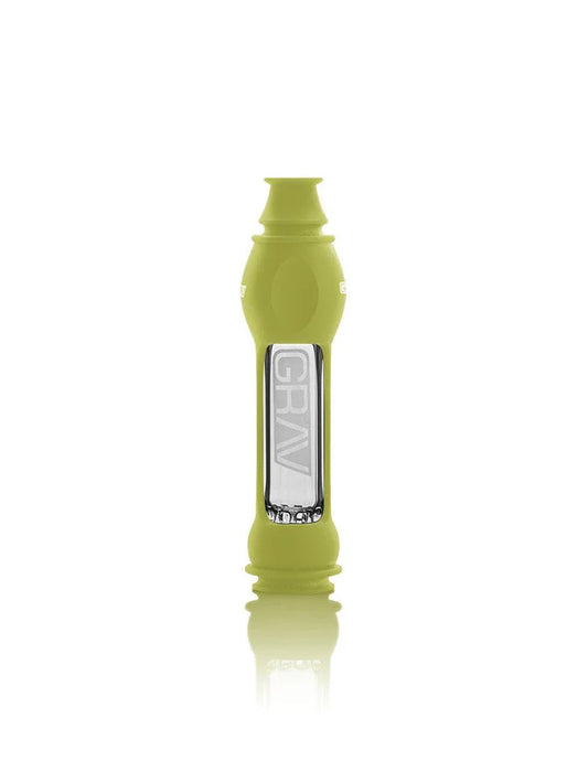GRAV SILICONE OCTO TASTER CHILLUM GREEN 16MM