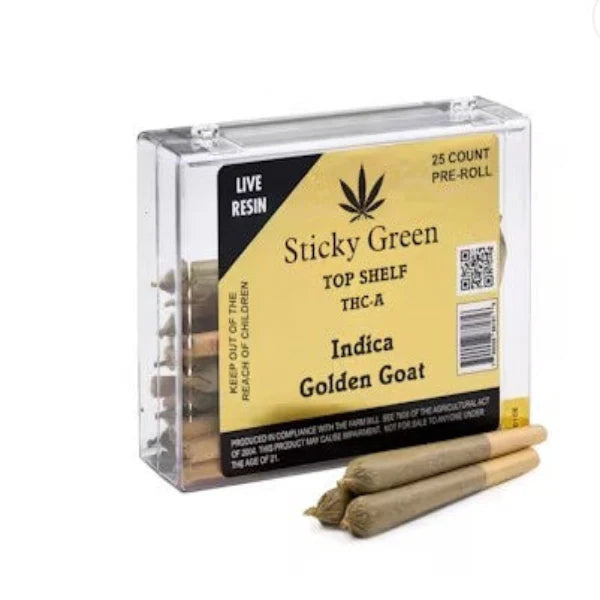 STICKY GREEN TOP SHELF PROLL IND GOLDN GOAT