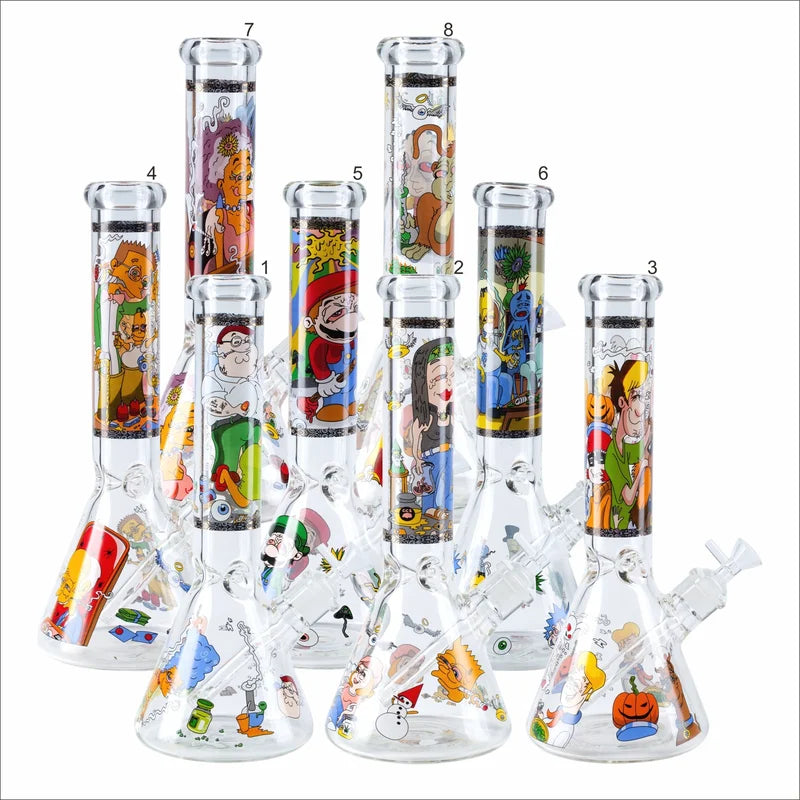 WATERPIPE BEAKER DESIGN DESIGN 5 14" 7MM